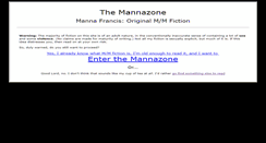 Desktop Screenshot of mannazone.org